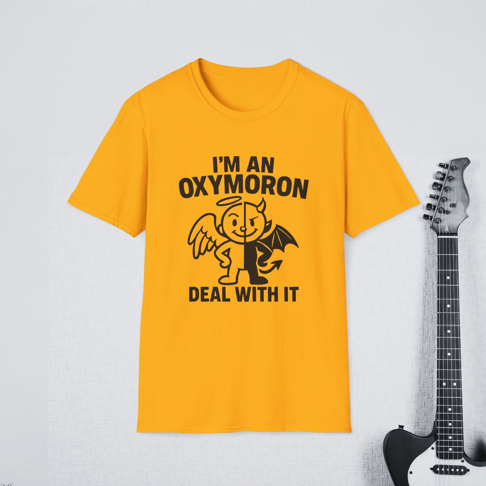 I’m an Oxymoron Deal With It Funny Sarcastic Shirt, Clever Humor Tee, Bold Personality Apparel