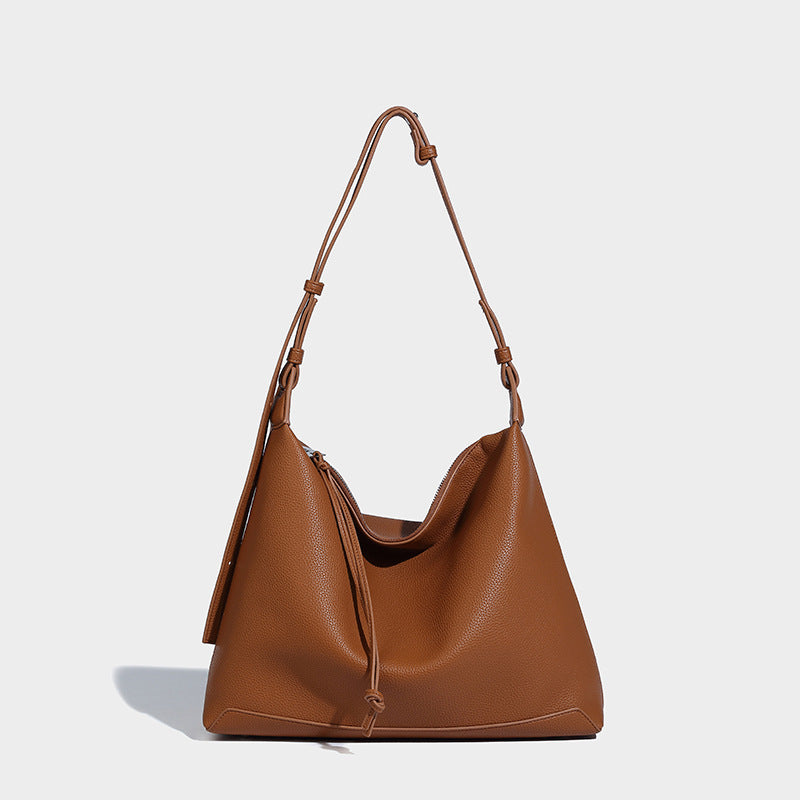 Large Capacity Soft PU Shoulder Bag - Stylish Shoulder Bag for Work & Travel