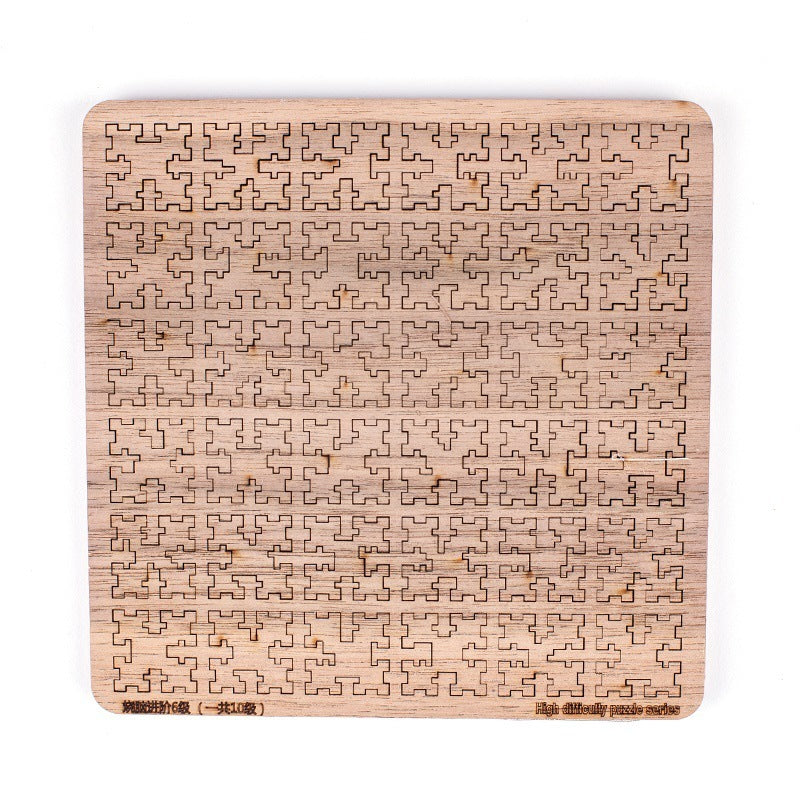 Continuum Wooden Puzzle - Extreme Burn-Finish Brain Teaser - Challenging Interlocking Jigsaw for Adults & Experts