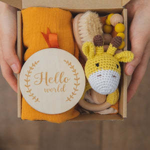 Baby Teether Set for Newborns - Cute & Safe Chewing Toys for Sore Gums - Perfect Shower Gift for Boys & Girls