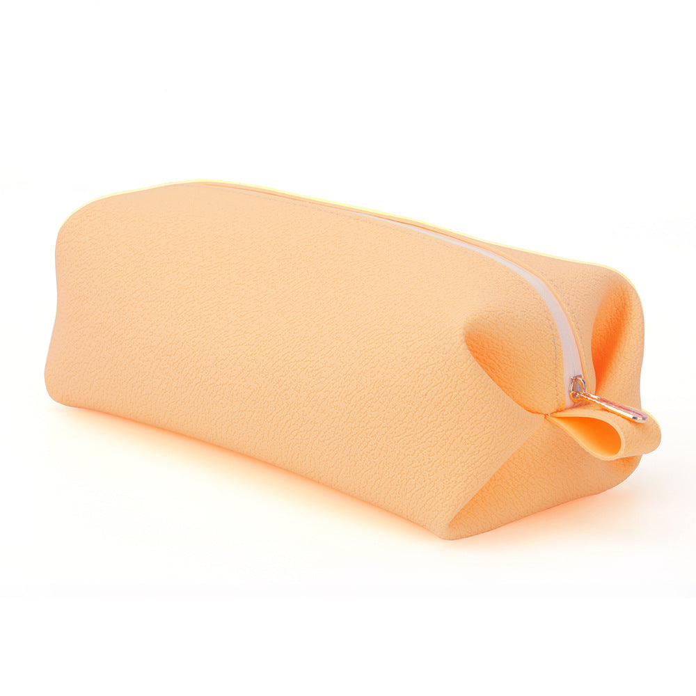 Silicone Wristlet Zipper Pouch – Small Waterproof Travel Bag with Secure Metal Zip