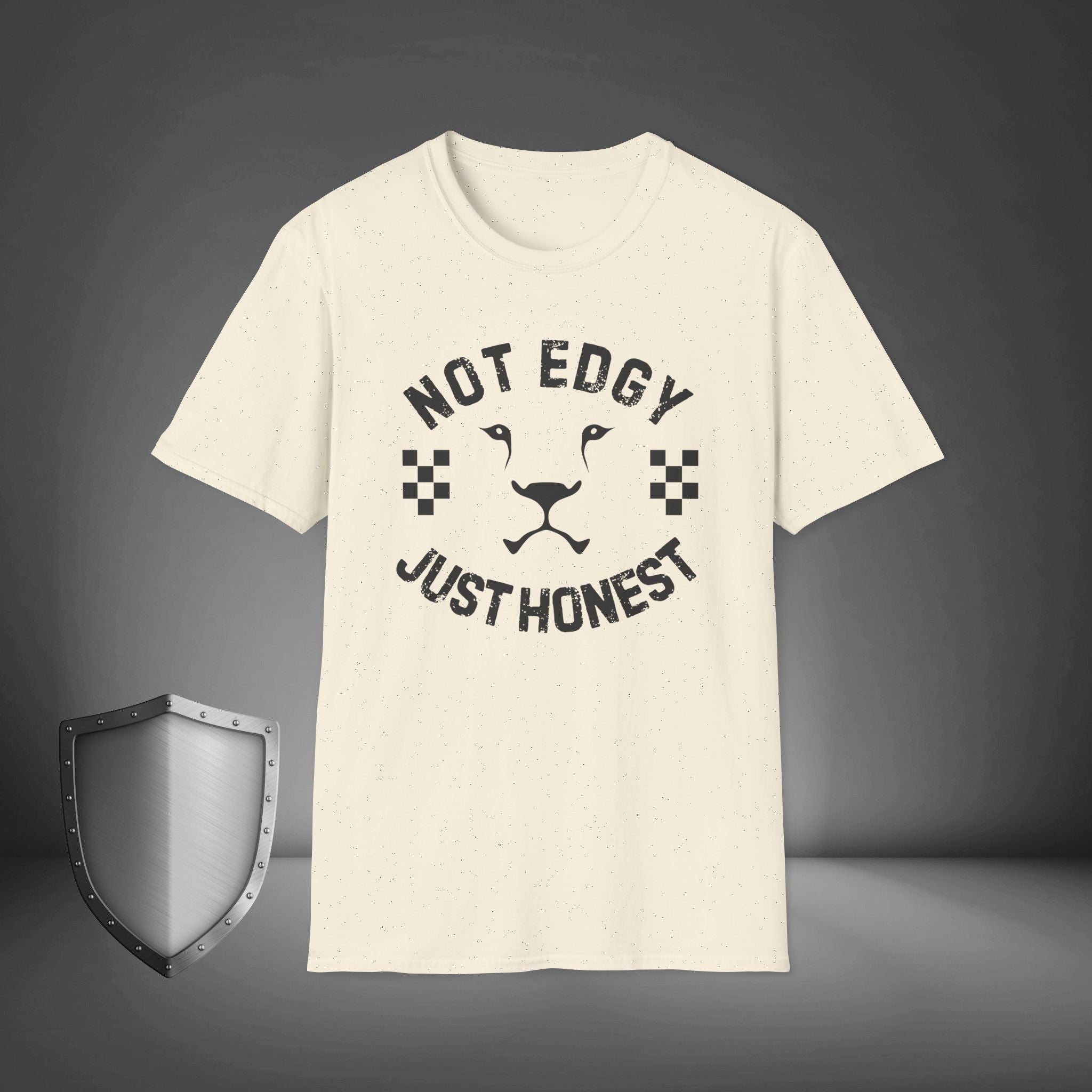 Not Edgy Just Honest Minimalist Streetwear Shirt, Bold Personality Tee, Truth Over Trends Shirt