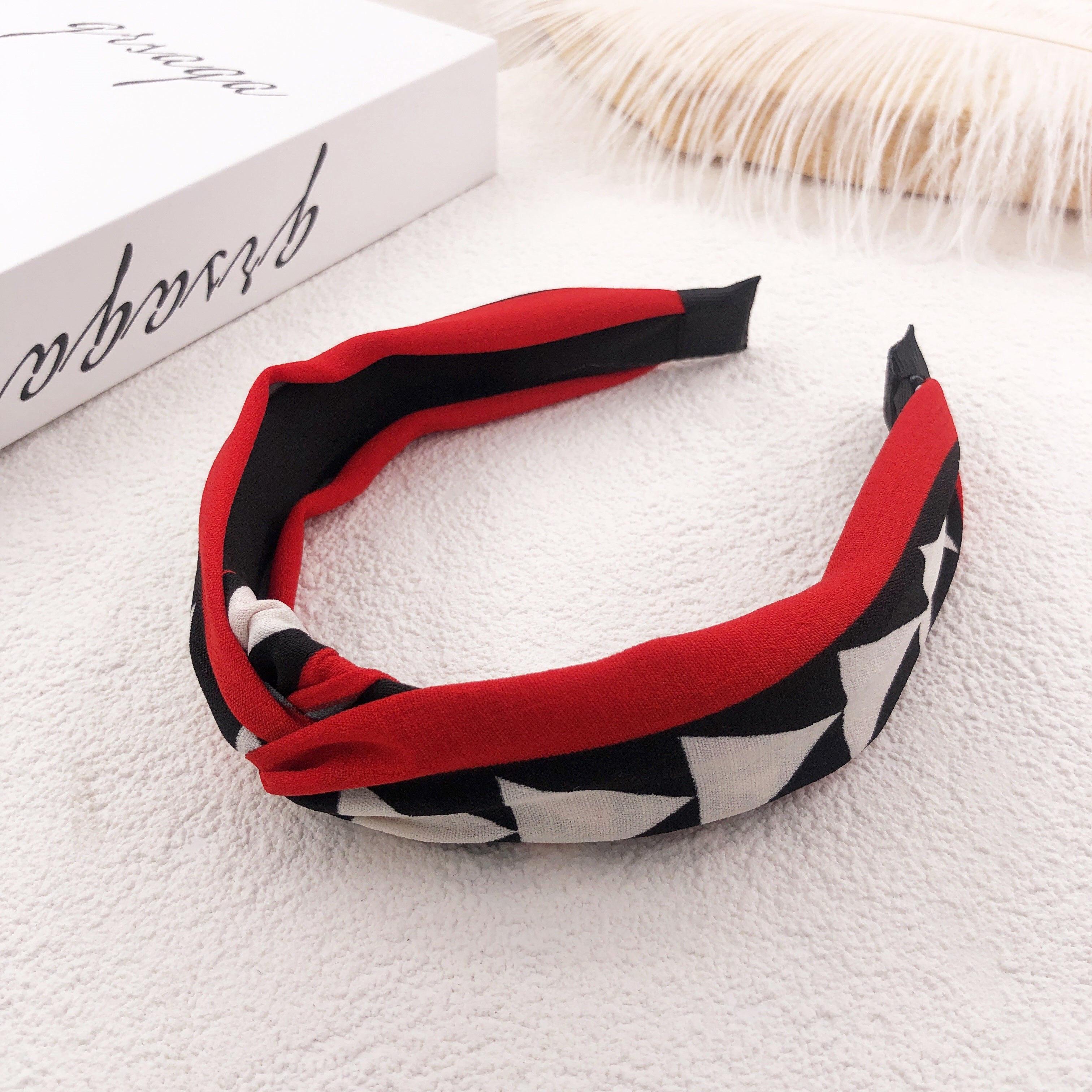 Suede Floral Hair Hoop – Soft, Colorful Headband for Everyday Styling and Occasions