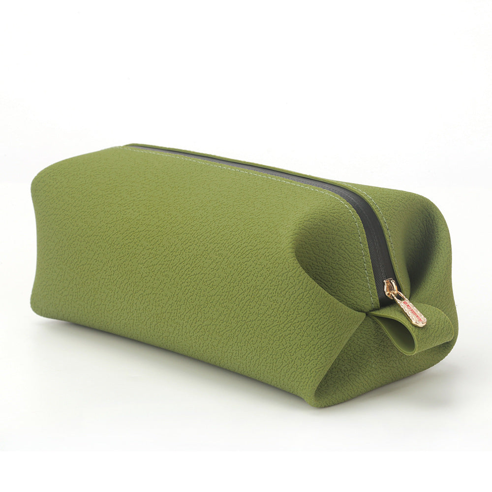 Silicone Wristlet Zipper Pouch – Small Waterproof Travel Bag with Secure Metal Zip