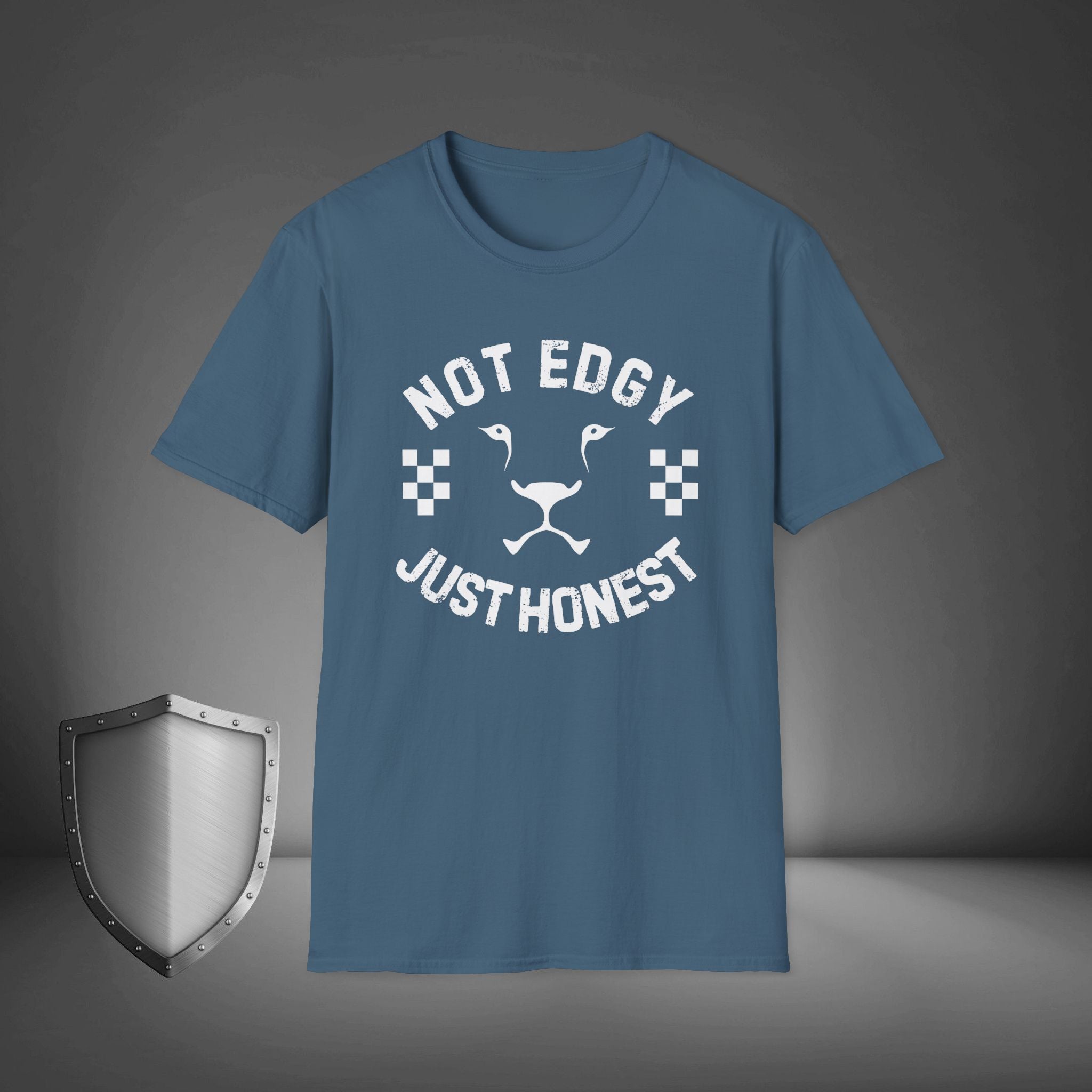 Not Edgy Just Honest Minimalist Streetwear Shirt, Bold Personality Tee, Truth Over Trends Shirt