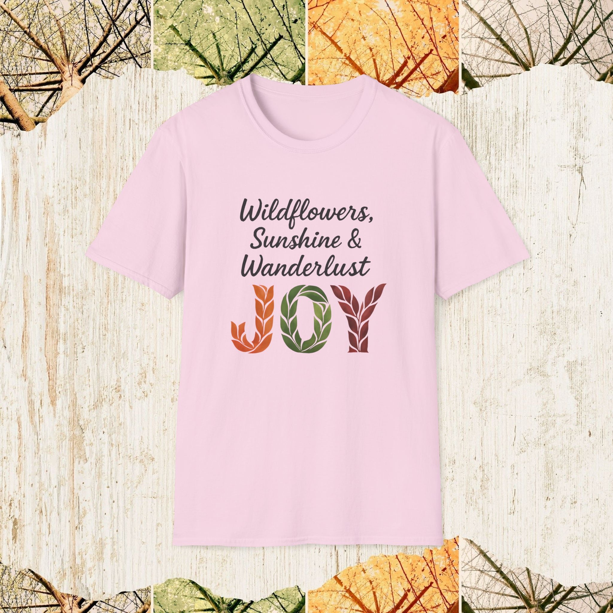 Wildflowers Sunshine & Wanderlust Adventure Shirt, Cozy Fall Travel Tee