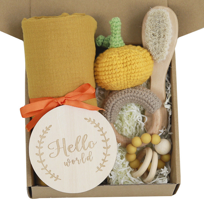 Baby Teether Set for Newborns - Cute & Safe Chewing Toys for Sore Gums - Perfect Shower Gift for Boys & Girls