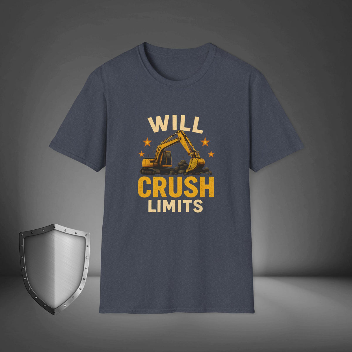 Will Crush Limits Gym Shirt, Fitness Grind Tee, Athlete Mindset Streetwear