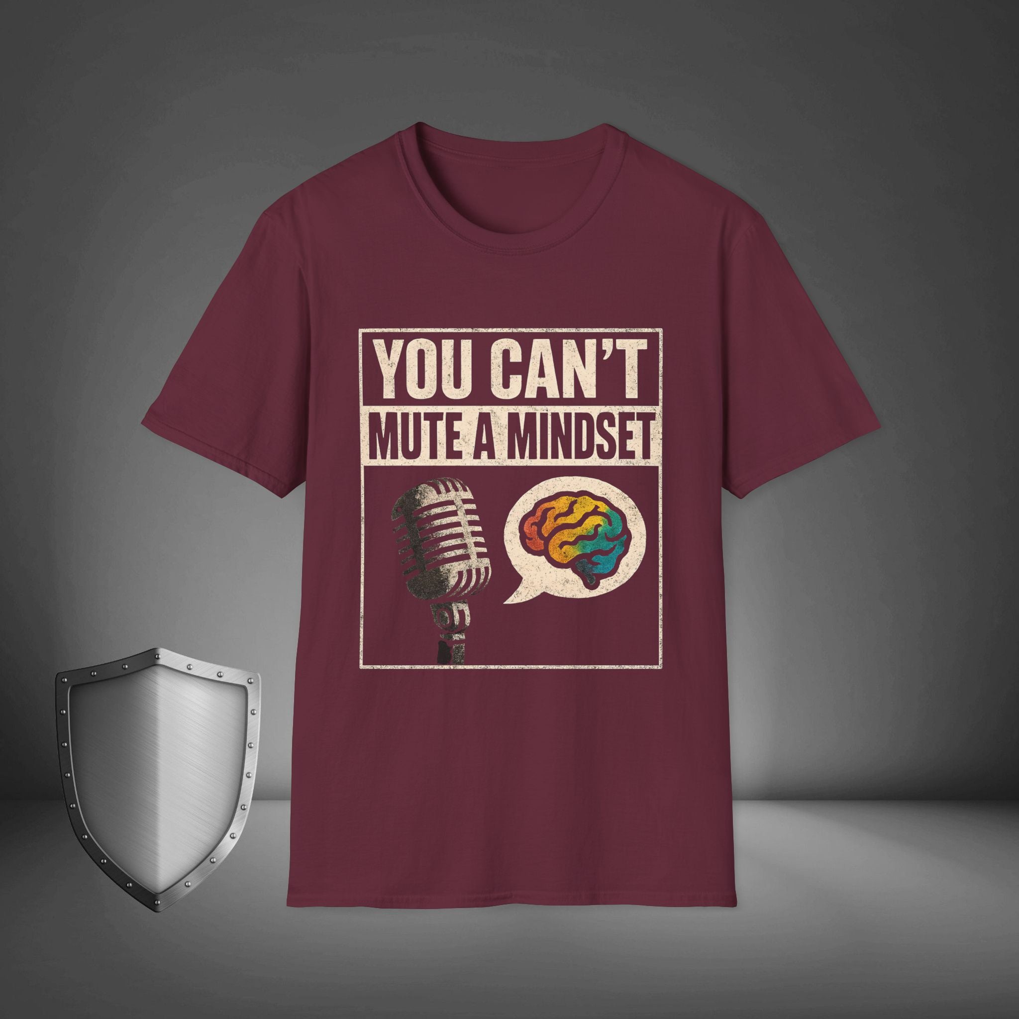 You Can’t Mute a Mindset Streetwear Shirt, Entrepreneur Grind Tee, Athlete Mindset Gift