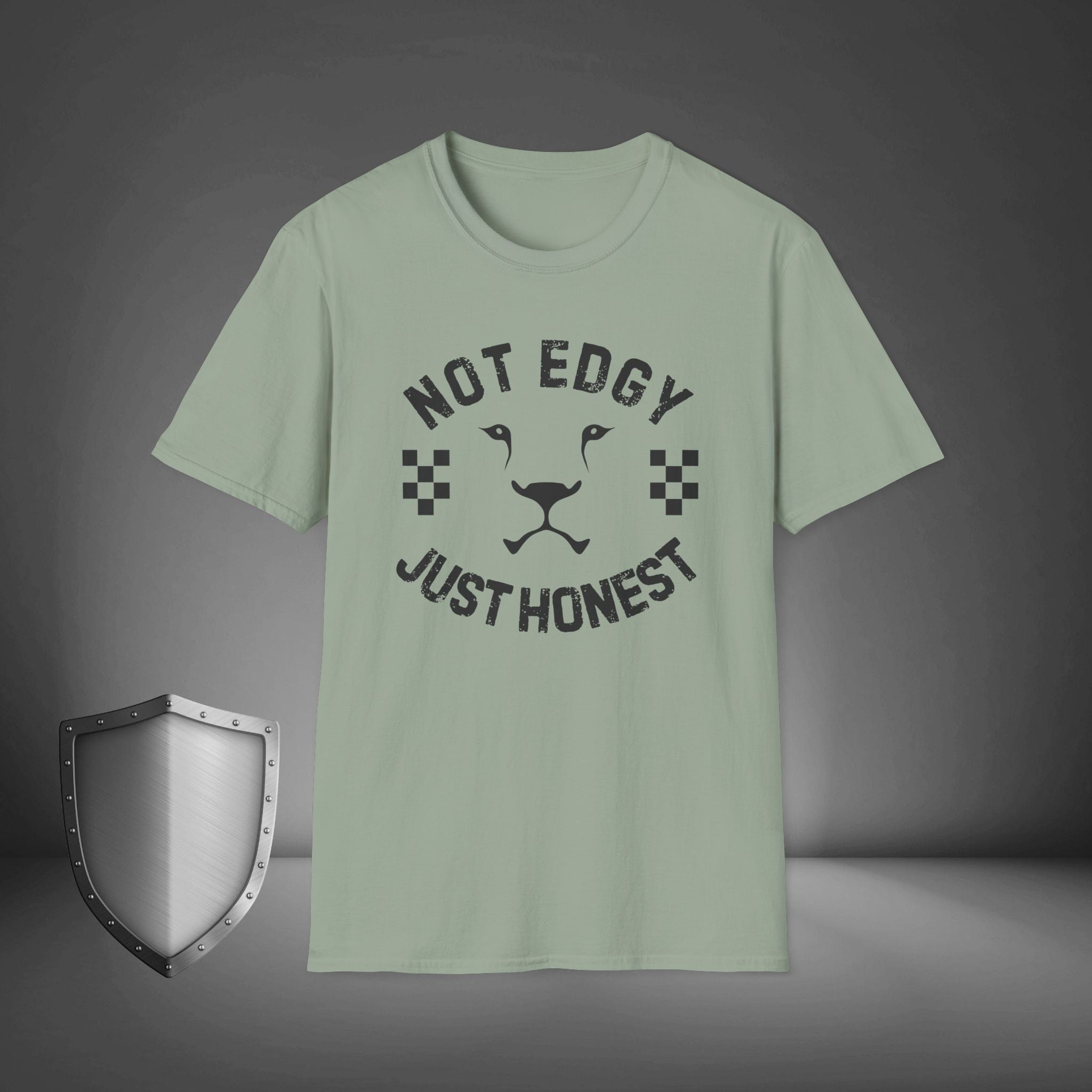 Not Edgy Just Honest Minimalist Streetwear Shirt, Bold Personality Tee, Truth Over Trends Shirt
