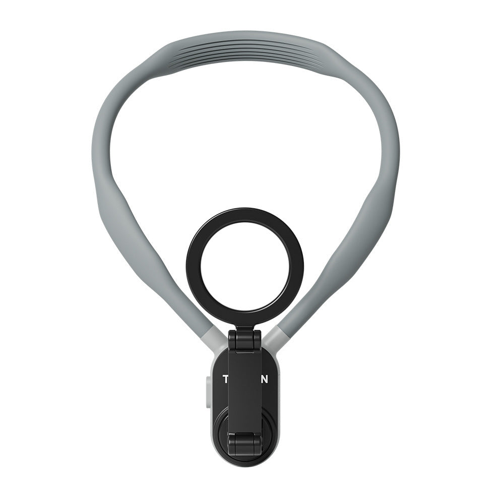 Silicone Magnetic Phone Neck Mount – MagSafe Support, Hands-Free Viewing & Fast Detach for On-the-Go Use