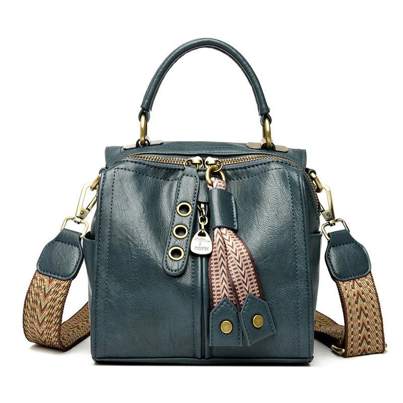 Multi-Compartment Shoulder Bag – Spacious PU Messenger Bag for Women (6 Colors, Lightweight & Stylish)