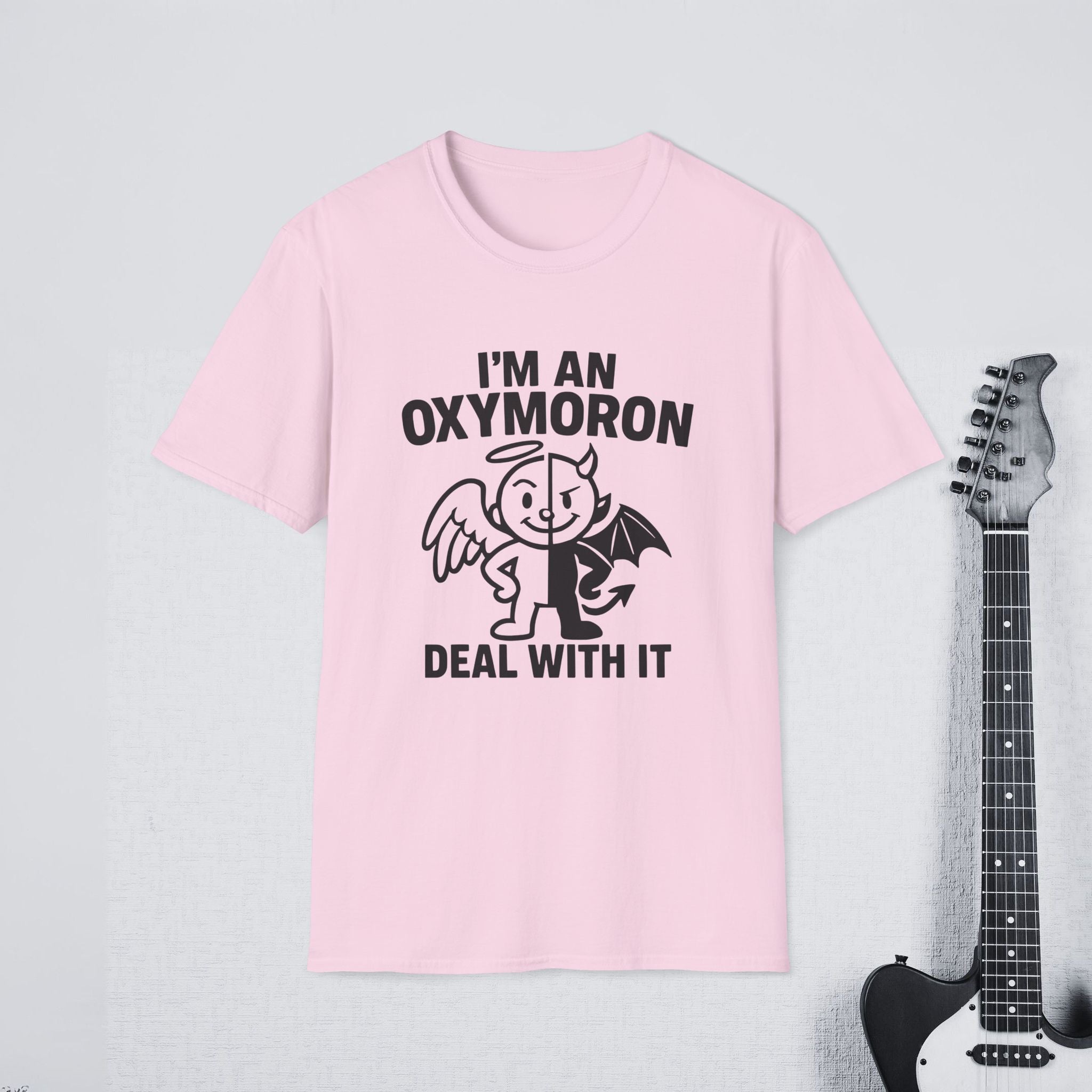 I’m an Oxymoron Deal With It Funny Sarcastic Shirt, Clever Humor Tee, Bold Personality Apparel