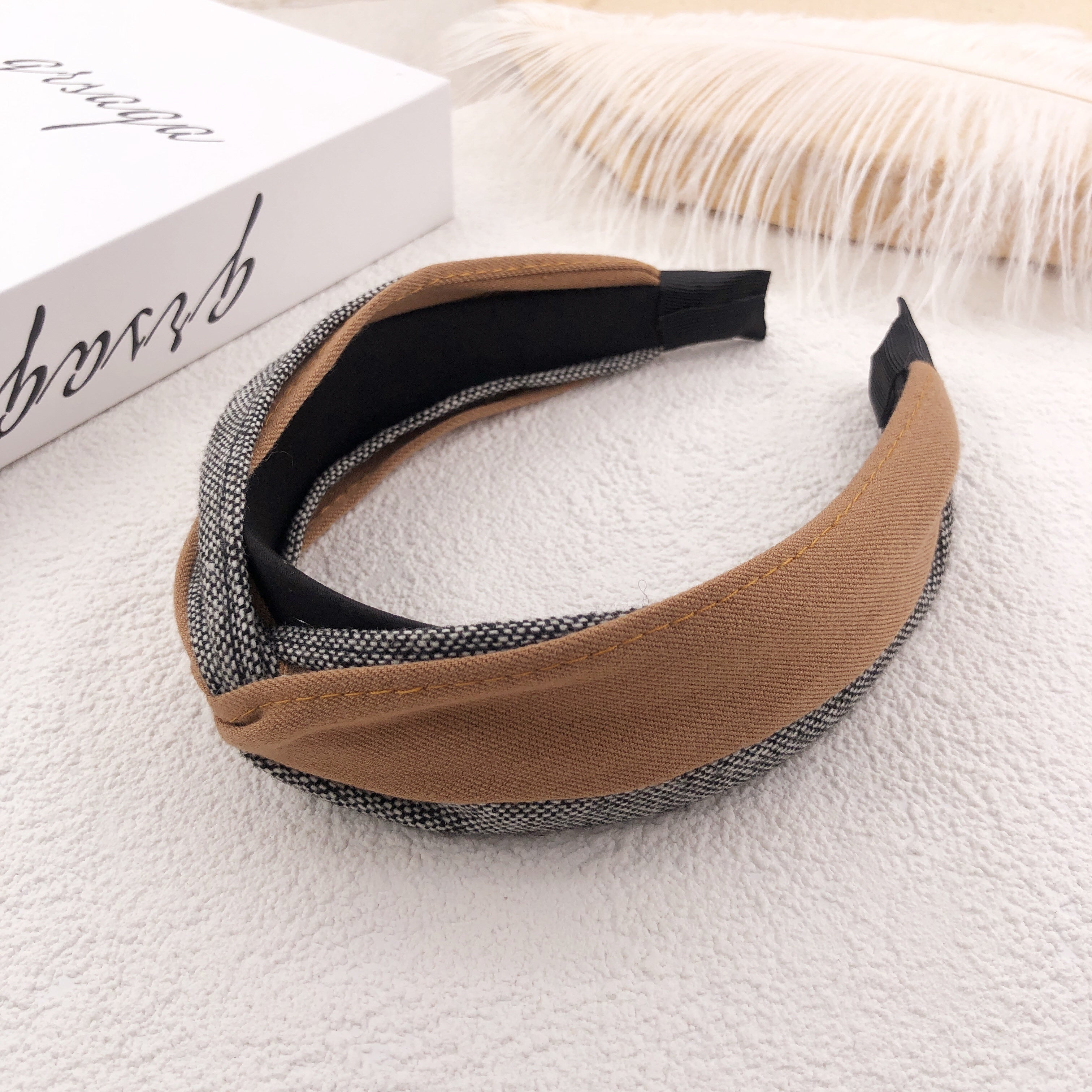 Suede Floral Hair Hoop – Soft, Colorful Headband for Everyday Styling and Occasions