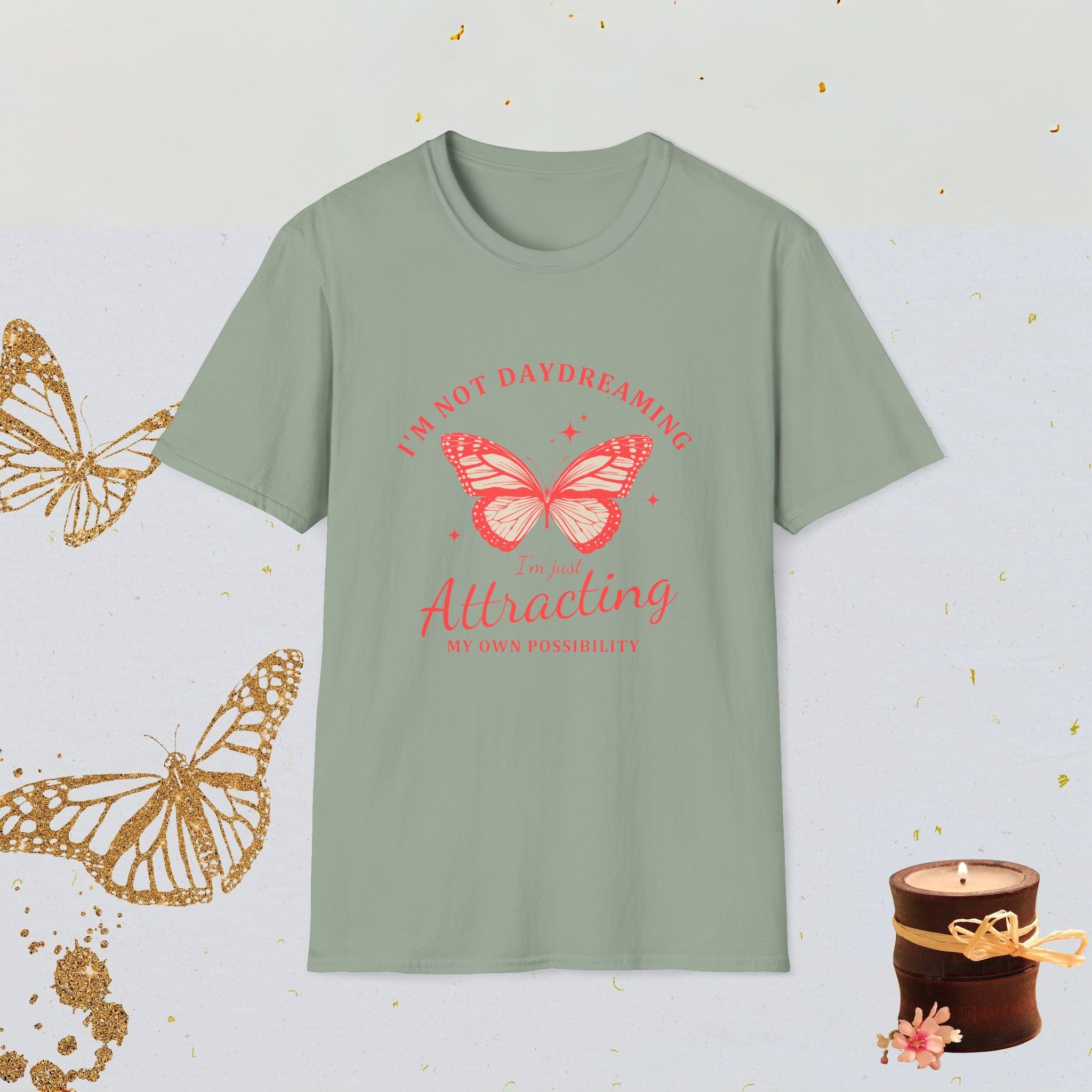 I’m Not Daydreaming I’m Attracting My Own Possibility Manifestation Shirt, Spiritual Mindset Tee, Cosmic Aesthetic Apparel