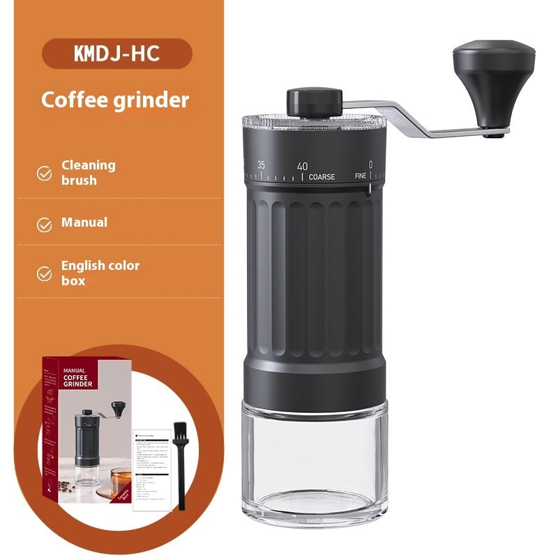 Rechargeable Electric Coffee Grinder with Ceramic Burr – Portable Stainless Steel Design for Home & Travel