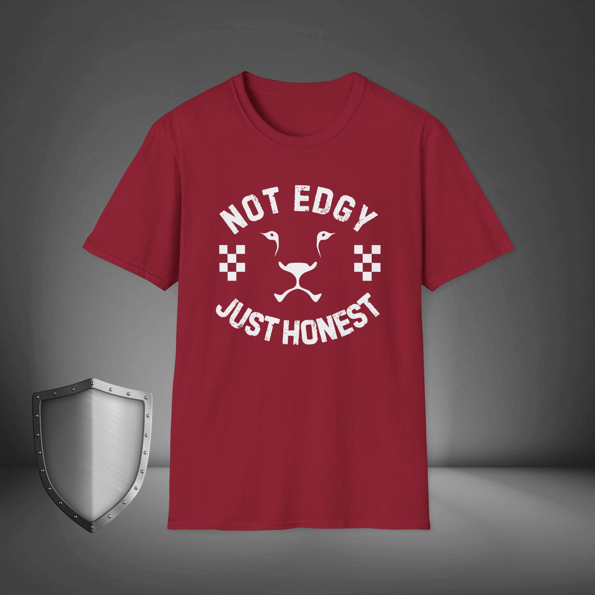 Not Edgy Just Honest Minimalist Streetwear Shirt, Bold Personality Tee, Truth Over Trends Shirt