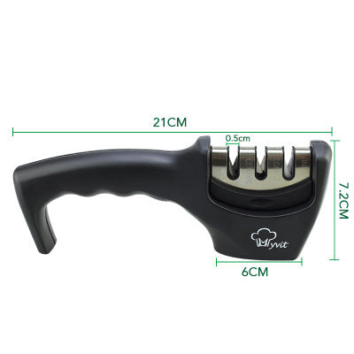 3‑Stage Kitchen Knife Sharpener - Detachable, Easy‑Clean Tool with Ergonomic Handle