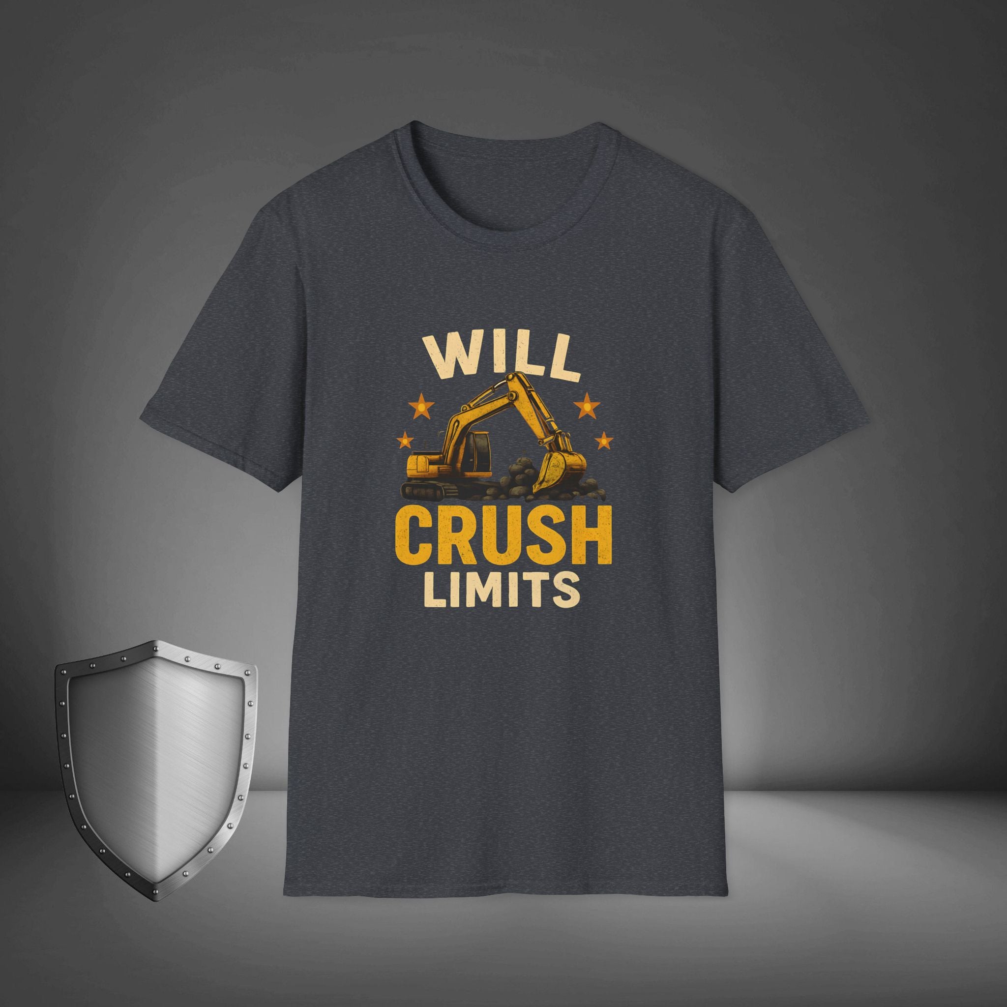 Will Crush Limits Gym Shirt, Fitness Grind Tee, Athlete Mindset Streetwear