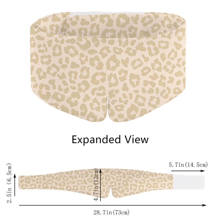 Silk-Like Bamboo Fiber Stretch Satin Eye Mask - Adjustable Blackout Cover for Travel & Deep Sleep
