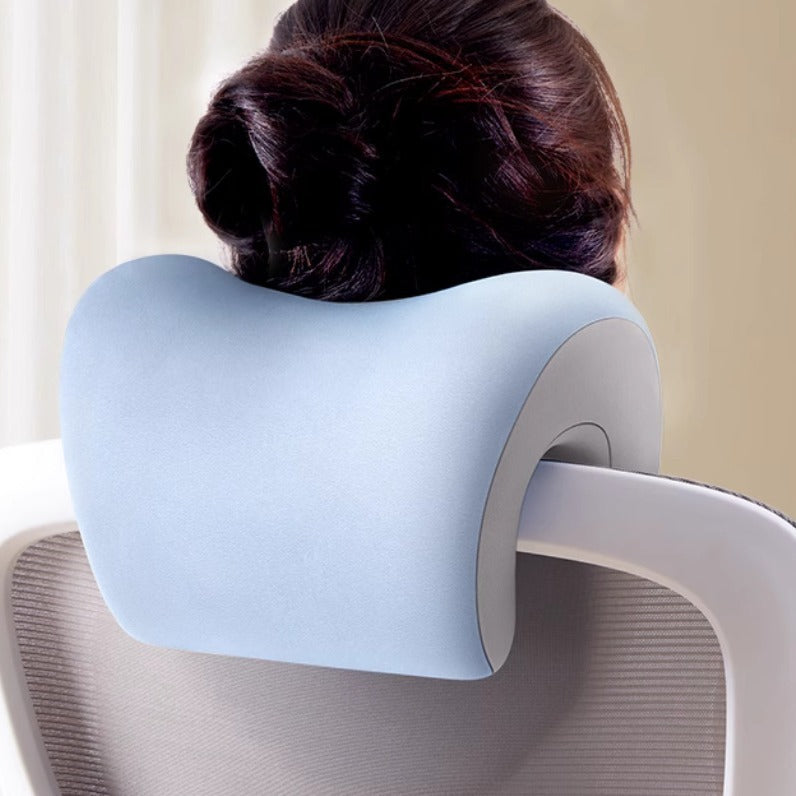 Memory Foam Office Neck Pillow: Ergonomic Headrest for Desk Chairs & Napping