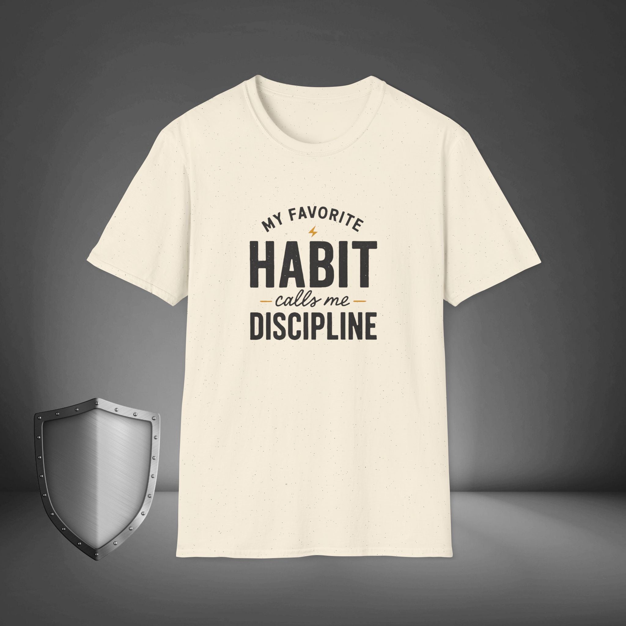 My Favorite Habit Calls Me Discipline Motivational Gym Shirt, Hustle Mindset Tee, Streetwear Confidence Apparel