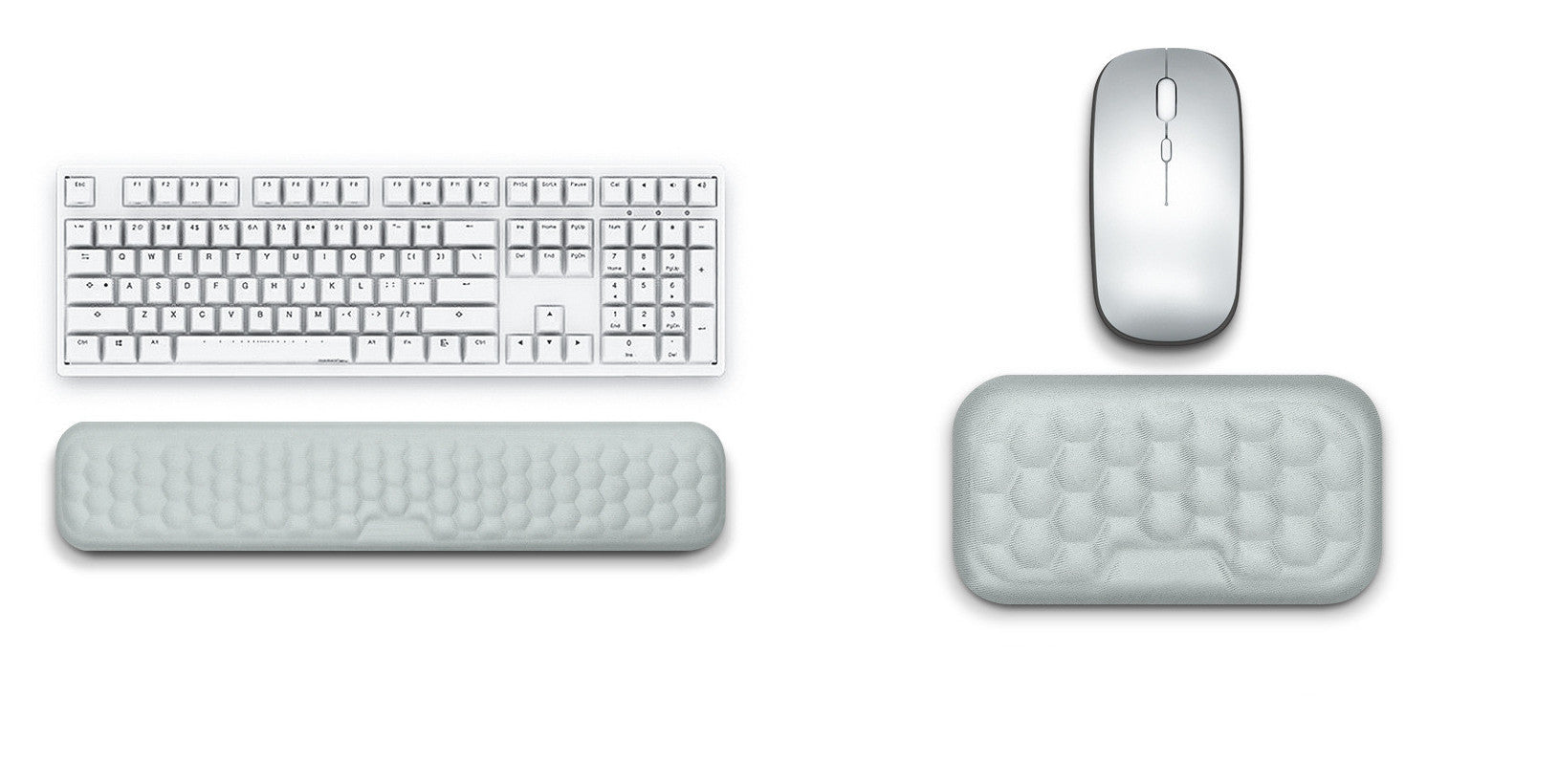 Comfy Memory Foam Wrist Rest for Mouse - Soft Support for Typing & Gaming