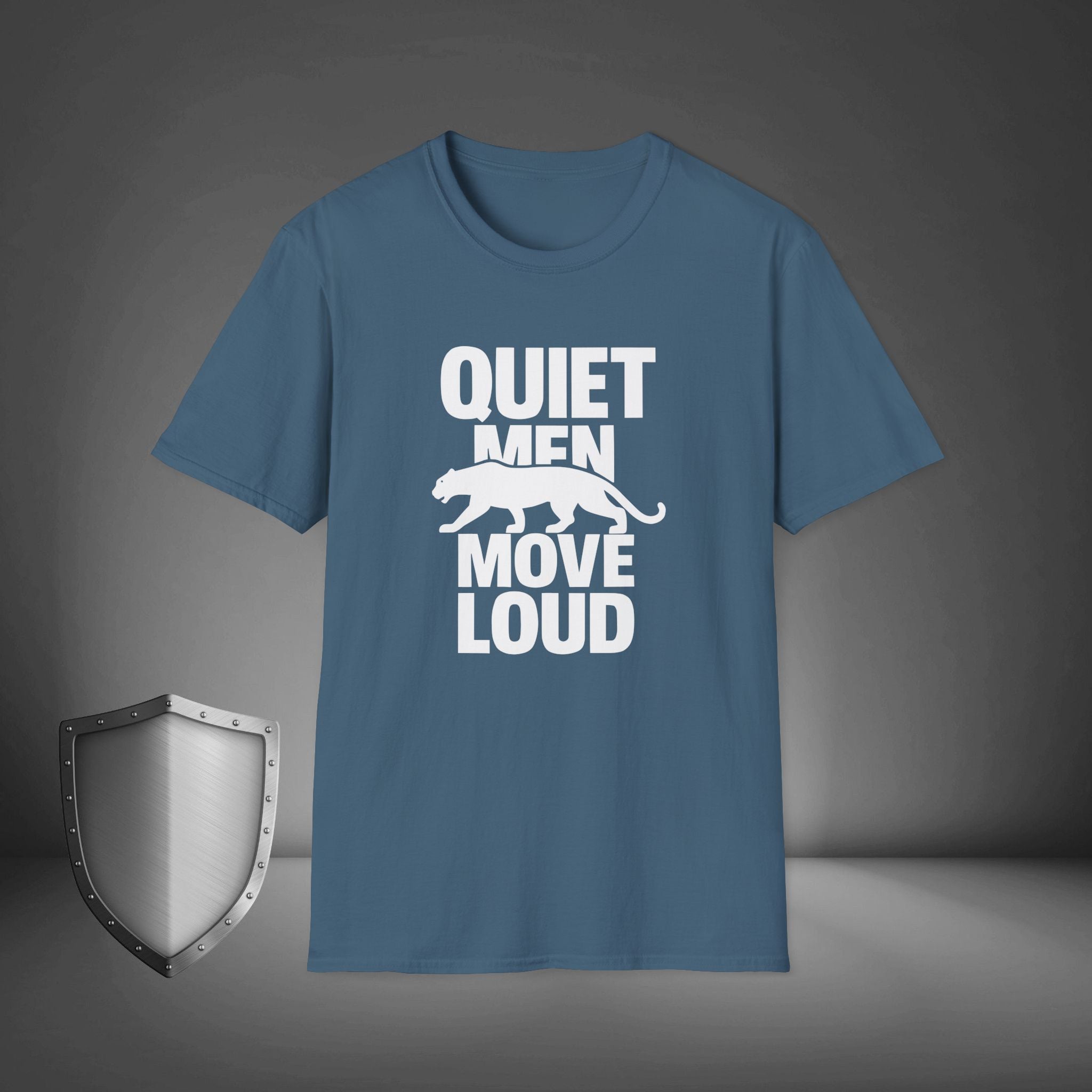 Quiet Men Move Loud Introvert Shirt, Hustle Culture Tee, Bold Mindset Shirt