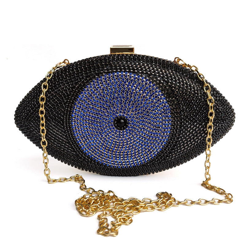 Luxury Crystal Evening Clutch – Sparkly Handbag with Chain Strap for Weddings, Proms & Special Events