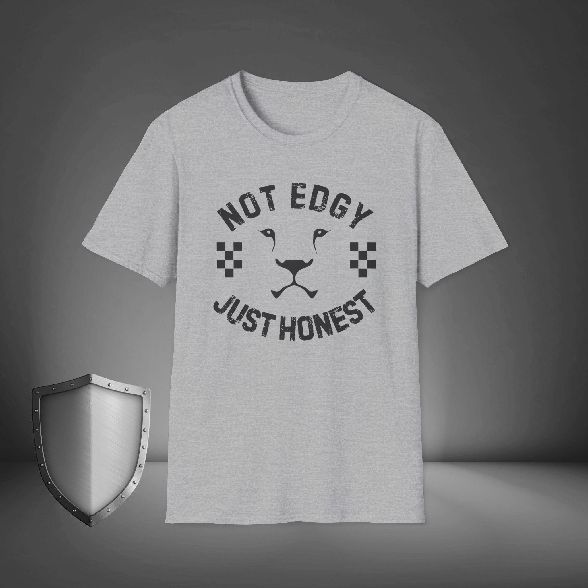 Not Edgy Just Honest Minimalist Streetwear Shirt, Bold Personality Tee, Truth Over Trends Shirt