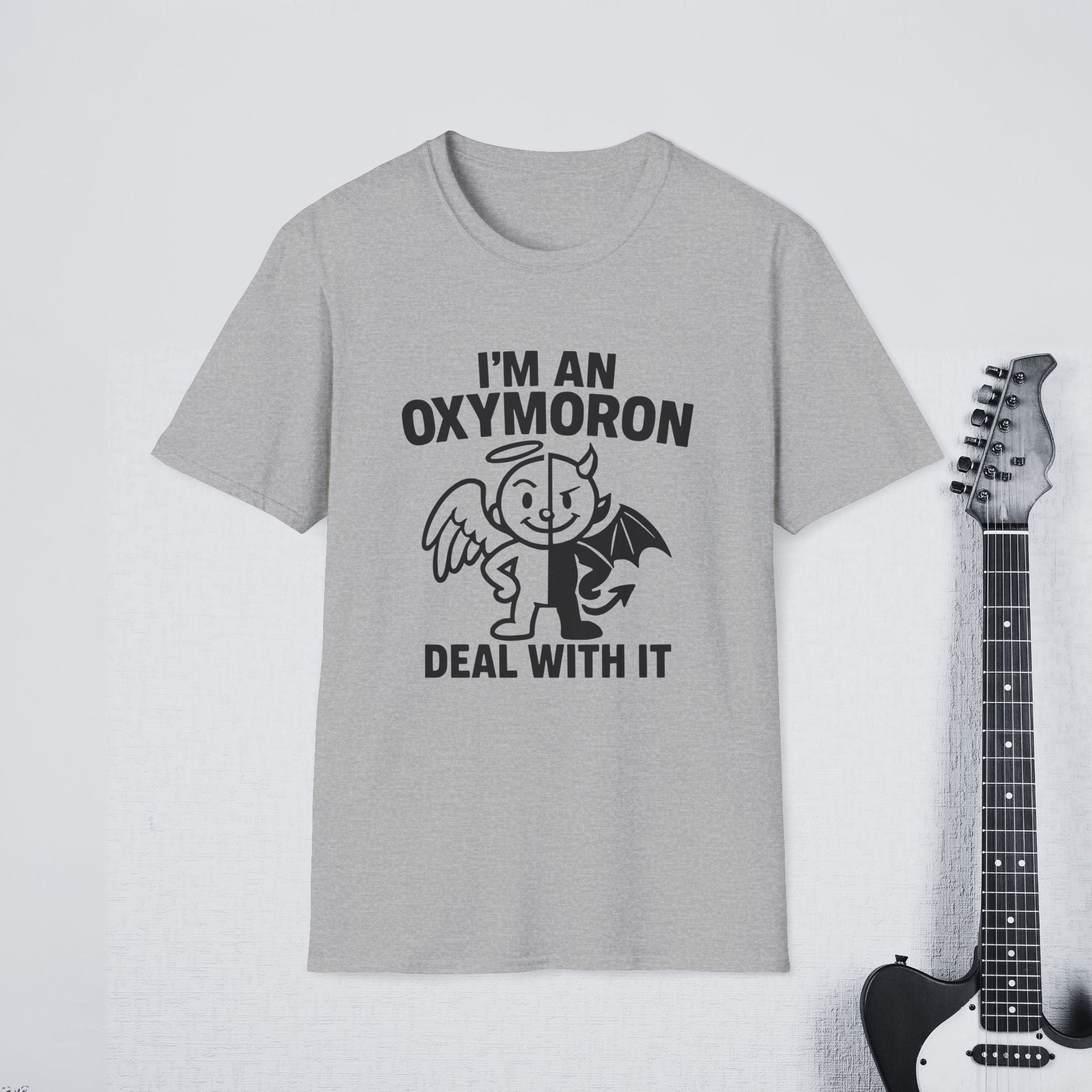 I’m an Oxymoron Deal With It Funny Sarcastic Shirt, Clever Humor Tee, Bold Personality Apparel