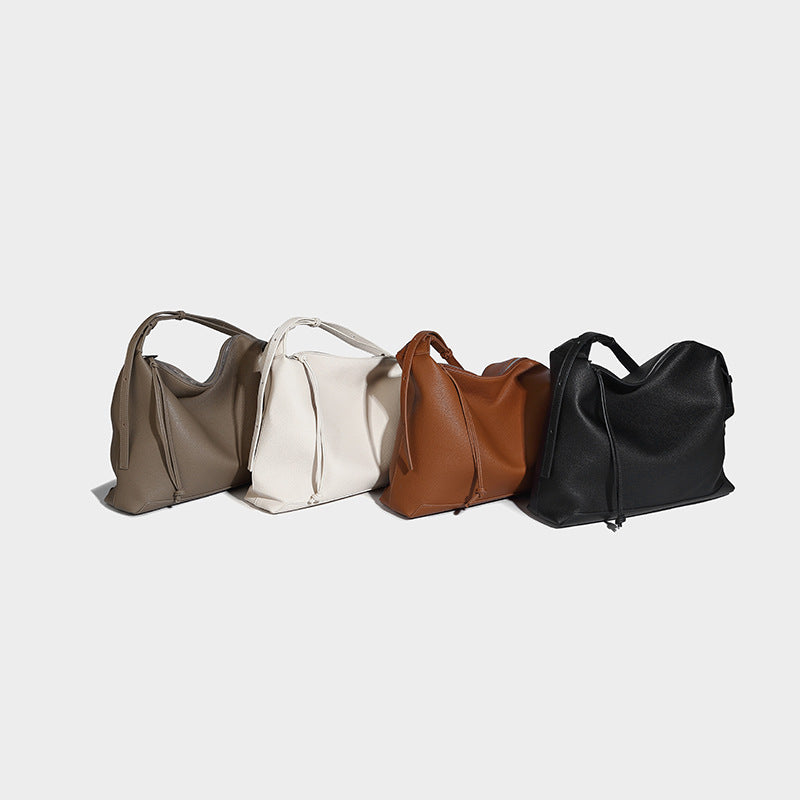 Large Capacity Soft PU Shoulder Bag - Stylish Shoulder Bag for Work & Travel