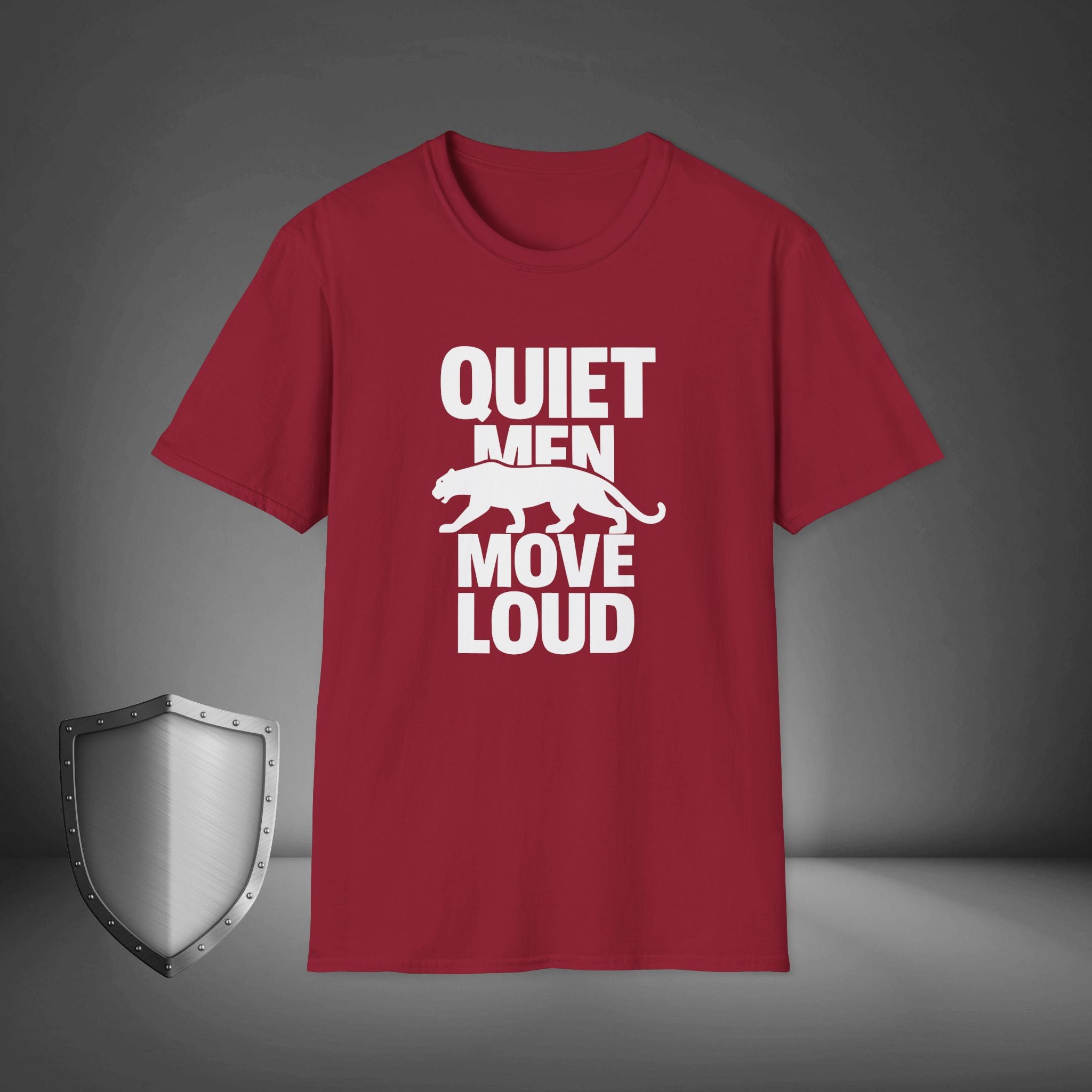 Quiet Men Move Loud Introvert Shirt, Hustle Culture Tee, Bold Mindset Shirt