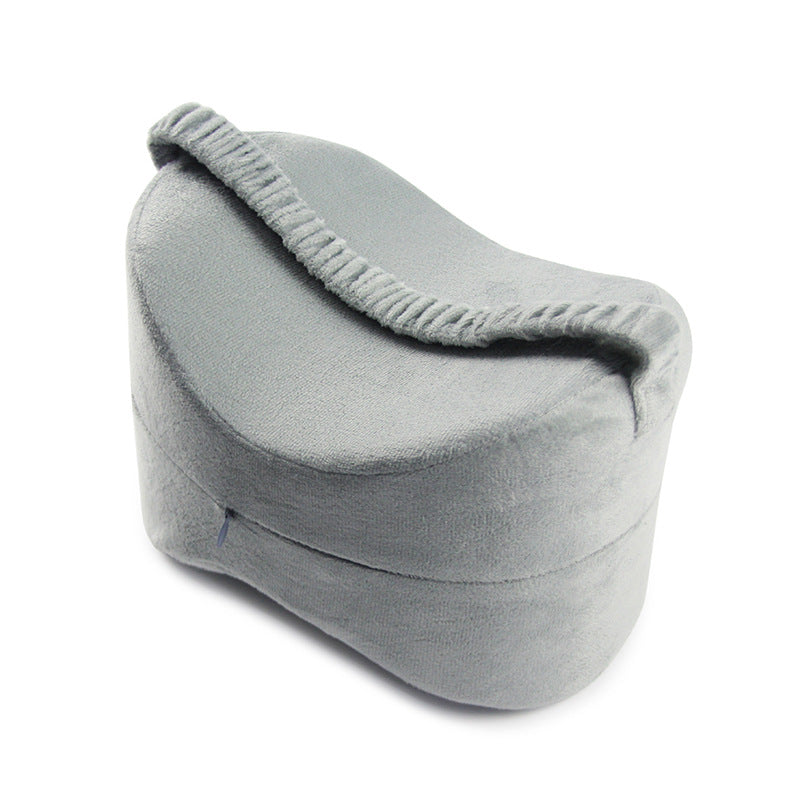 Multi-Position Memory Foam Leg Lock Pillow with Strap - Ergonomic Knee Clip for Side Sleepers Sciatica, Hip & Back Pain Relief