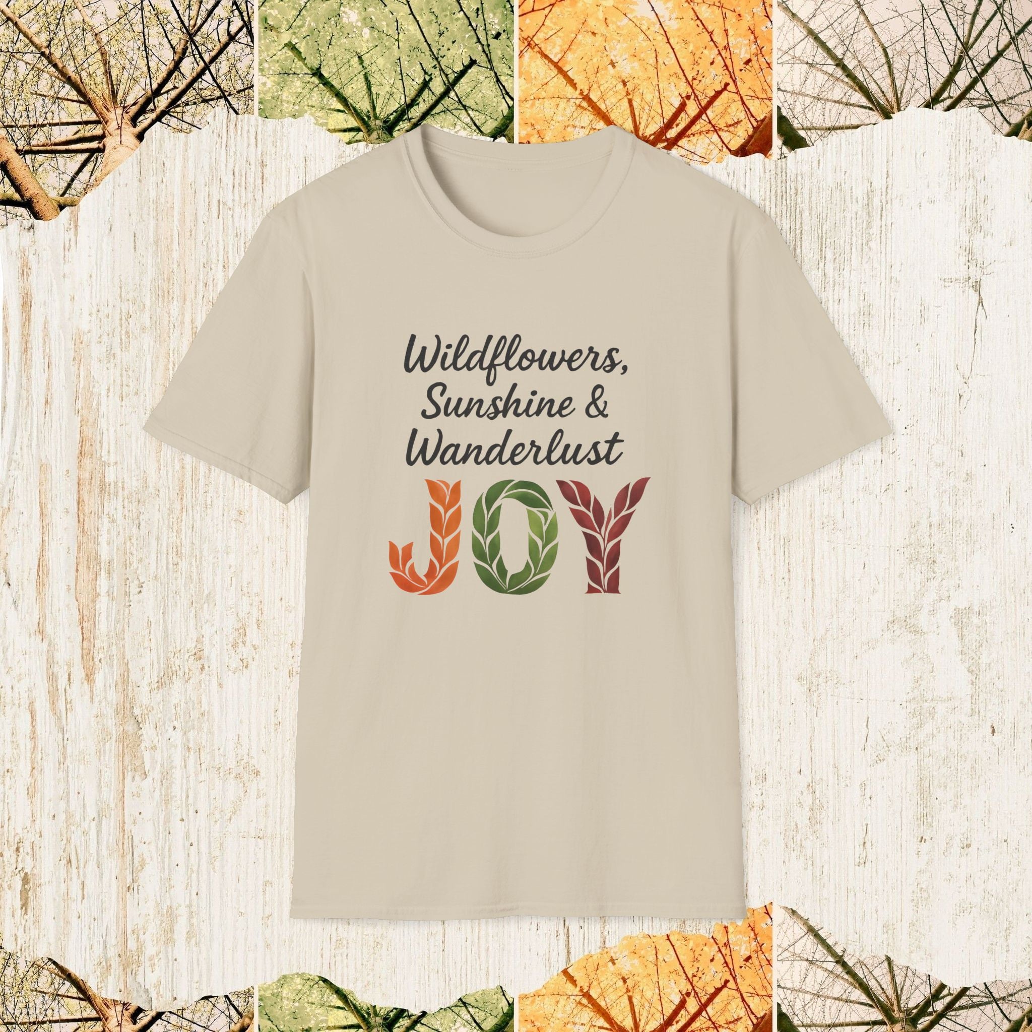 Wildflowers Sunshine & Wanderlust Adventure Shirt, Cozy Fall Travel Tee