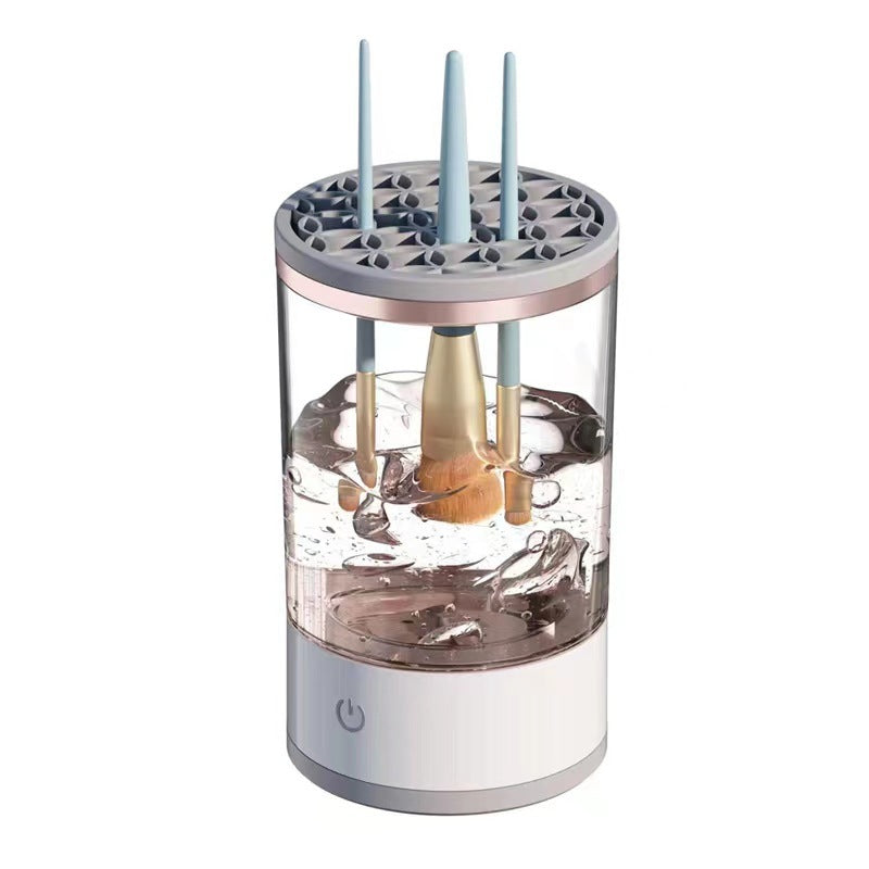 Electric Makeup Brush Cleaner – Portable USB Rechargeable Brush Spinner for Eye Shadow & Face Brushes
