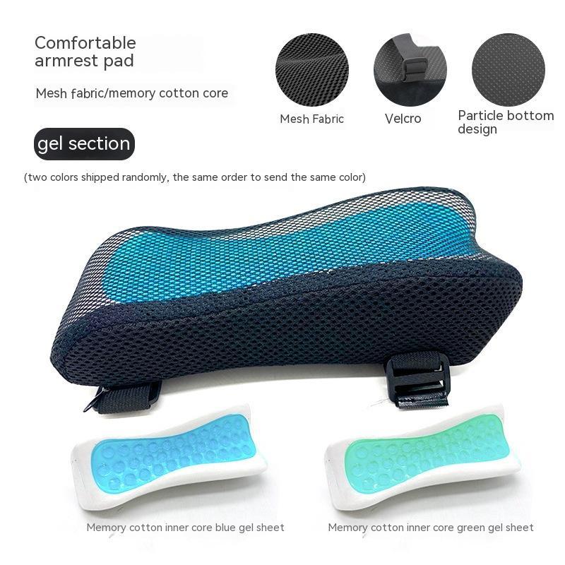 Ergonomic Armrest Pad: Memory Foam Elbow Cushion for Desk & Gaming Chairs - Pressure Relief