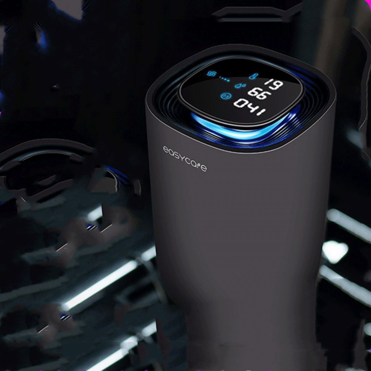 Smart Car Air Purifier HEPA Filter & Gesture Control for Car, Home & Office