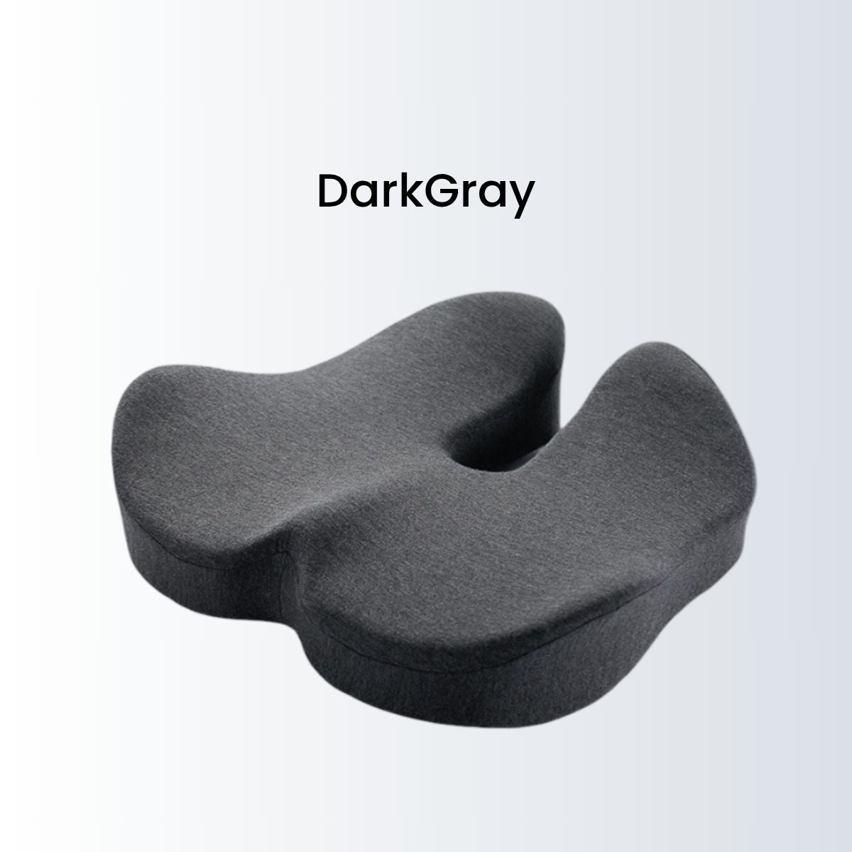 Ergonomic Memory Foam Seat Cushion for Women - Tailbone, Hip & Lower Back Support for Office Chairs, Car Seats & Long Sitting Comfort