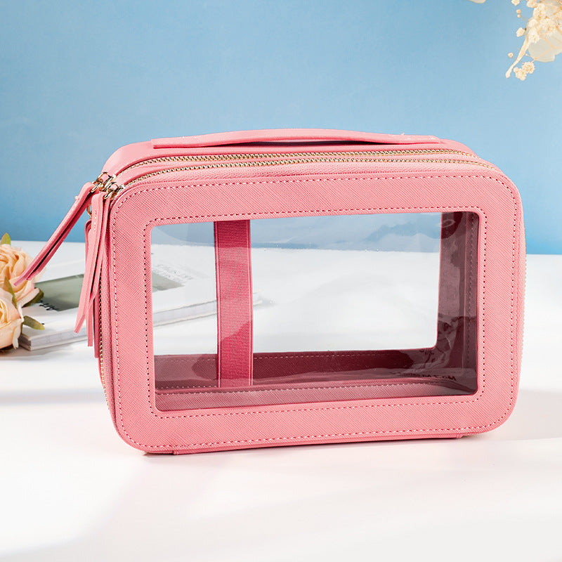 Fashionable Cosmetic Bag – Leakproof & Expandable Storage for Home & Travel
