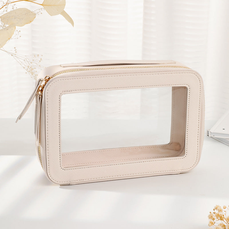 Fashionable Cosmetic Bag – Leakproof & Expandable Storage for Home & Travel