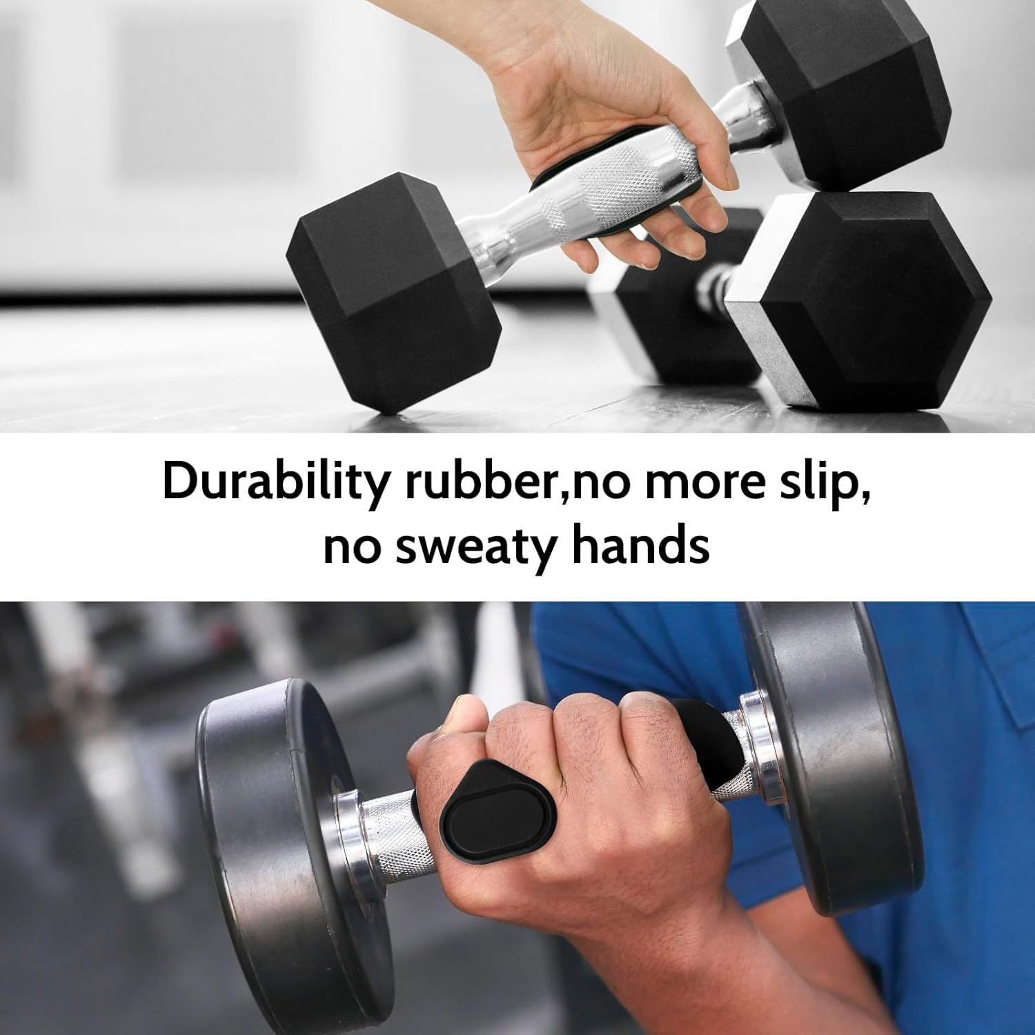 Anti-Slip Finger Grip Strengthener – Portable Comfort Grips for Dumbbell and Daily Workouts