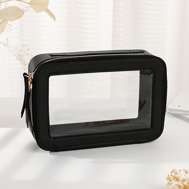 Fashionable Cosmetic Bag – Leakproof & Expandable Storage for Home & Travel