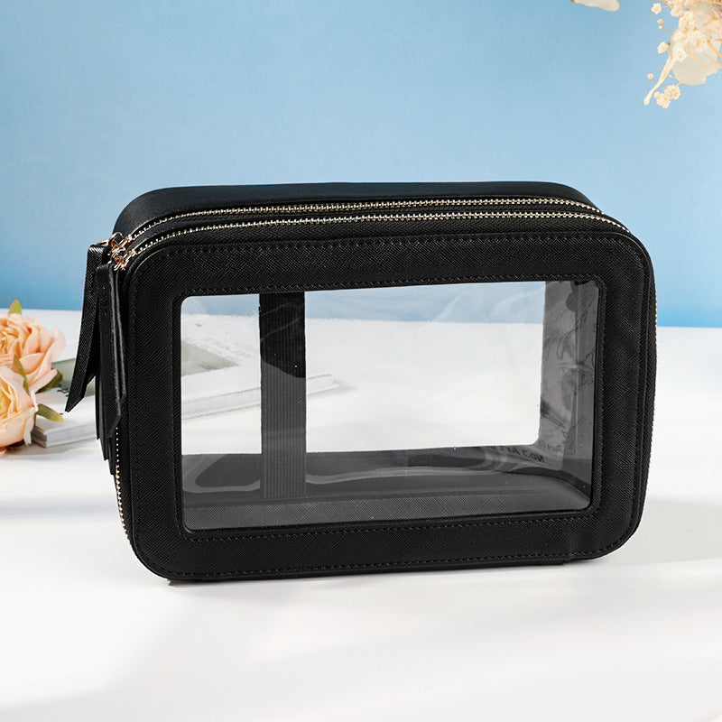 Fashionable Cosmetic Bag – Leakproof & Expandable Storage for Home & Travel