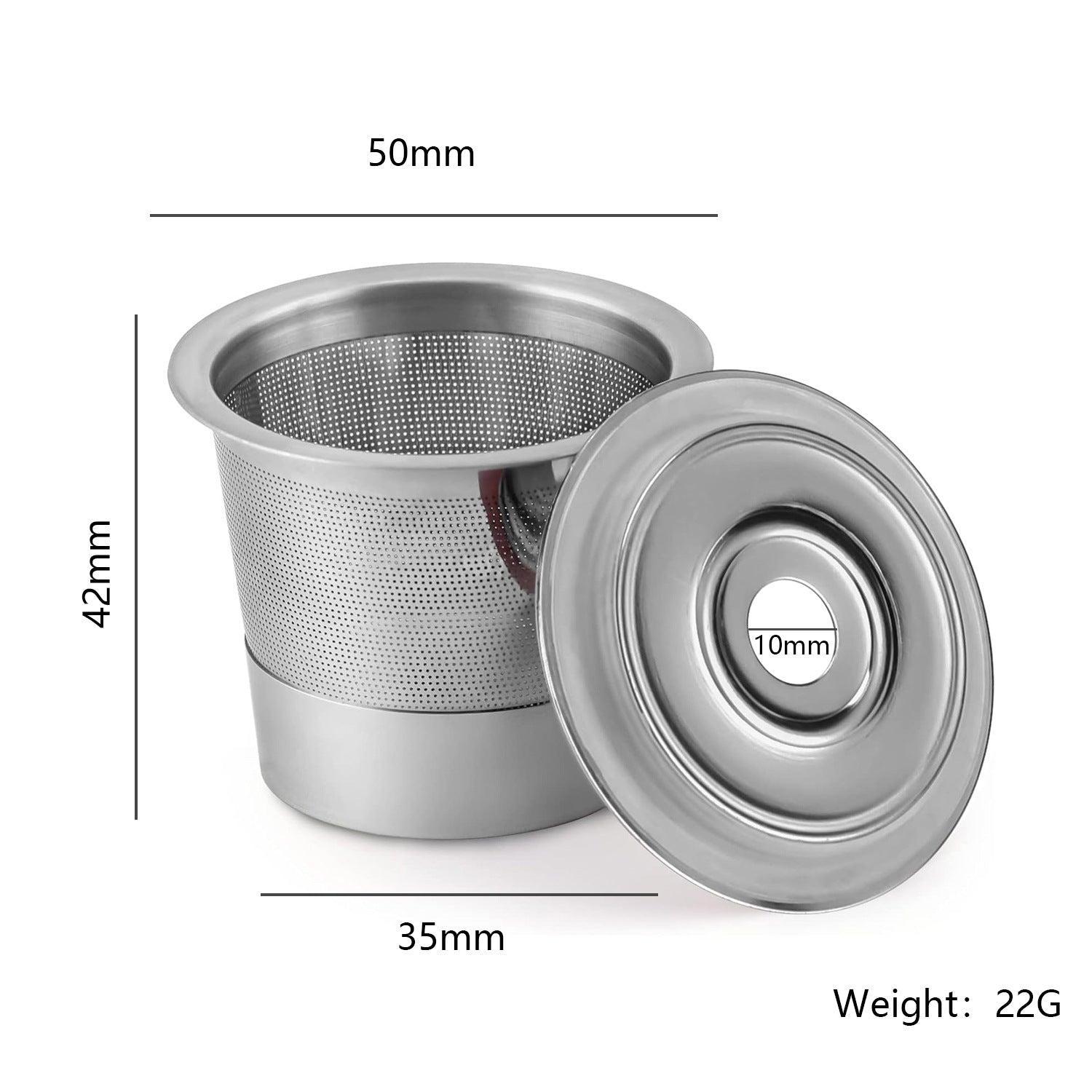 Eco-Friendly Reusable Stainless Steel Coffee Capsule - Refillable Pod for Keurig Brewers