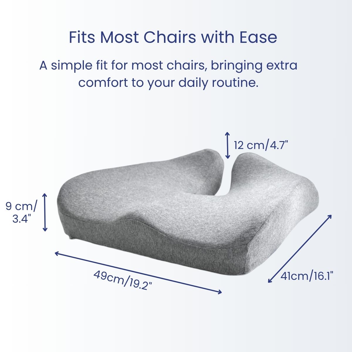 Ergonomic Seat and Lumbar Cushion Set – Tailbone & Lower Back Support for Office Chair, Car Seat, and Home Use