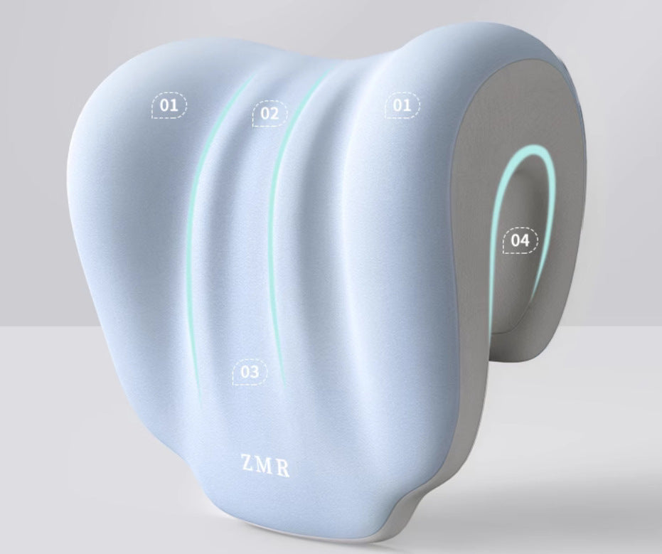 Memory Foam Office Neck Pillow: Ergonomic Headrest for Desk Chairs & Napping