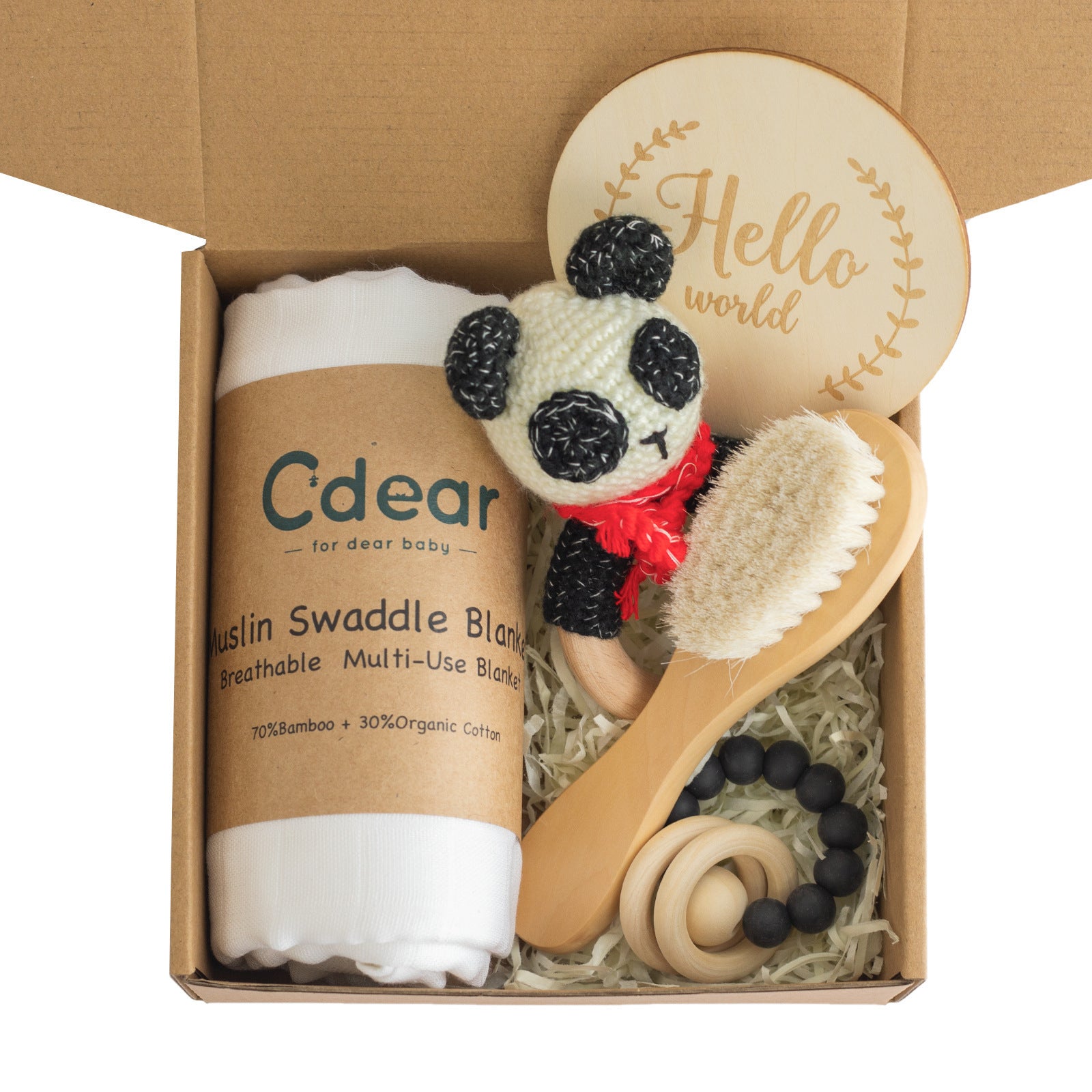 Baby Teether Set for Newborns - Cute & Safe Chewing Toys for Sore Gums - Perfect Shower Gift for Boys & Girls