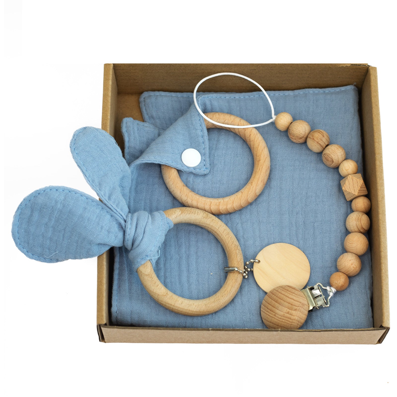 Baby Teether Set for Newborns - Cute & Safe Chewing Toys for Sore Gums - Perfect Shower Gift for Boys & Girls