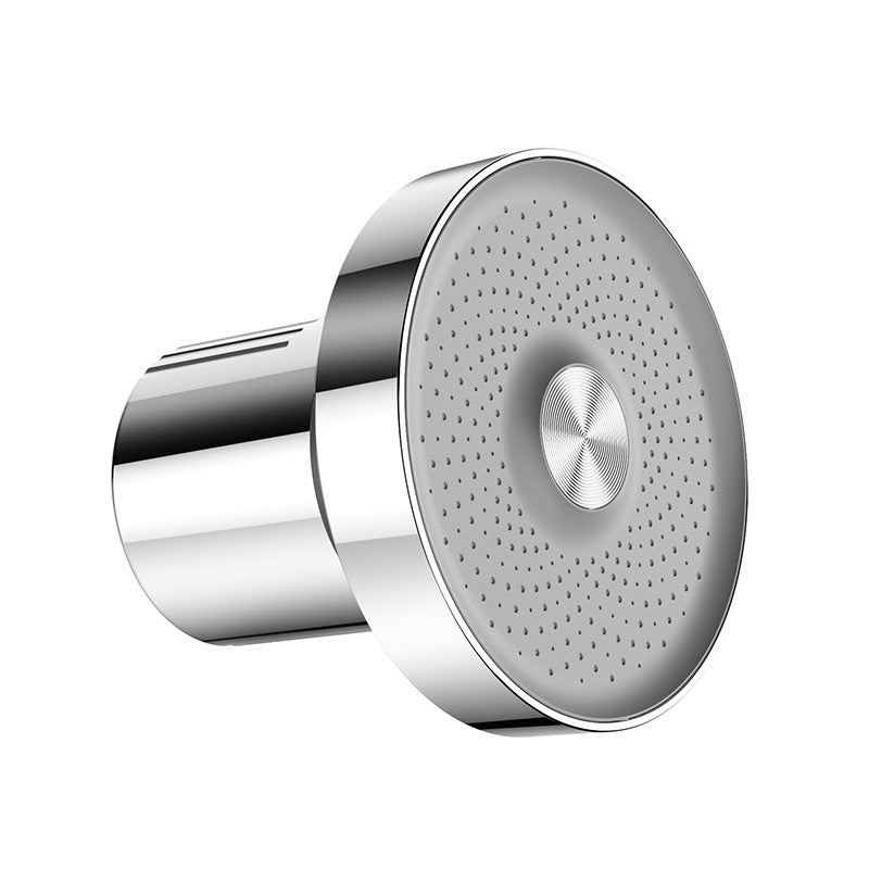 Supercharged 15‑Layer Filtered Shower Head – Scale & Chlorine Removal, Rain-Style Nozzle in Silver/Black/White